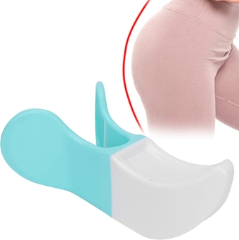 Buttocks Trainer, Pelvic Floor Muscle Inner Thigh Exerciser Correction Beautiful Buttocks Bladder Control Device Butt Workout Equipment for Postpartum Rehabilitation Inner Thigh Trainer(Blue)