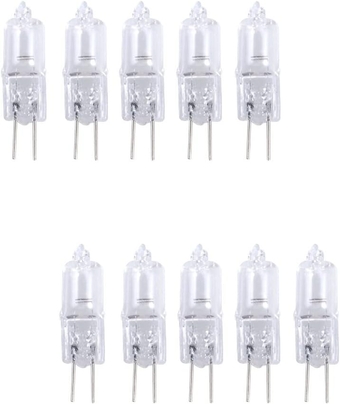 10 Pcs Spotlight Bulb Spot Light Bulb G Halogen Bulbs V Halogen Bulbs Mini Chandelier Mini Pendant Lights 12v 10w 20w Watt Halogen Bulb Two Prong Light Bulb with Two Prongs Led Pin