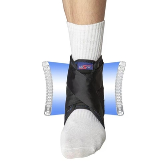 USDCH Men's and Women's Ankle Stabilizer with Removable Metal Spring Support for Swollen Ankles, Achilles Tendon and Injured Ankle Recovery Adjustable Metal Support for Ankle Stabilization for Running, Volleyball and Basketball Sports