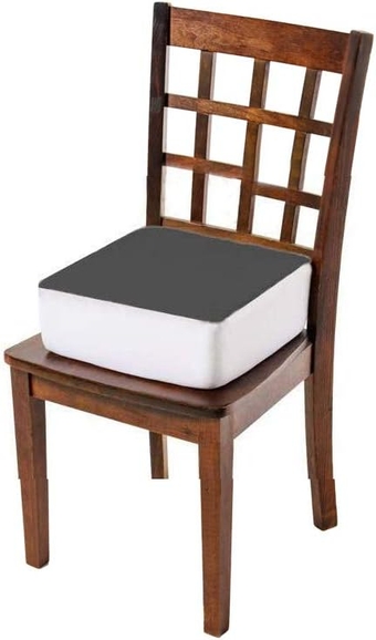 Rise with Ease Seat Cushion - Thick Firm Chair Cushion Booster - Extra Thick Foam Pad for Home, Patio, Office and Car Seats - Extra Supportive Lift - 14 X 14 X 5 (Gray)