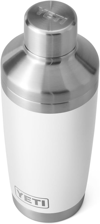 Rambler 20 oz Cocktail Shaker, Stainless Steel, Vacuum Insulated, White