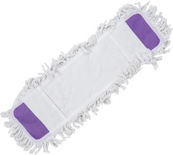 Mop Cloth Floor Mop Head Mop Flat Replacement Heads Flat Mop Wet Mop Pad Non-Woven Mop Heads Wet Mop Head Refill Cotton Mop Replacement Hospital Mop Heads Clean White Fiber Butuo