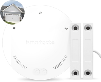 ismartgate Mini Smart Garage Door Opener Remote, APP Control, Compatible with  Alexa, Google Assistant, IFTTT, Compatible with All Garage Openers. Wired Sensor Included.