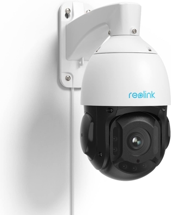 4K PTZ Security Camera System, 360 Degree View PoE Camera with 16X Optical Zoom for Outdoor Surveillance, Auto Tracks Human/Vehicle/Pet, Two-Way Talk, 260ft IR Night Vision, RLC-823A 16X