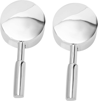 2 Sets Faucet Handle Shower Lever Handle Tap Handle Lever Handle Replacement Shower Tap Knob Kitchen Sink Handle Tub Faucet Bathroom Handle Single Handle Alloy Wash Basin