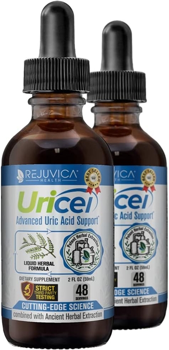 Uricel - Advanced Uric Acid Support & Cleanse Supplement - Liquid Delivery for Better Absorption - Tart Cherry, Chanca Piedra, Celery Seed, Turmeric & More!