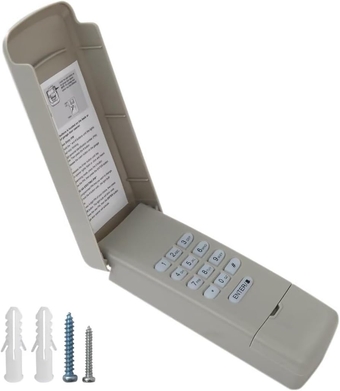 877LM 891LM 893LM Wireless Keypad Entry System for liftmaster/Chamberlain/Craftsman Garage Door Openers Produced Since 2011 to Current (Yellow Learn Button), Keyless Garage Door Keypad