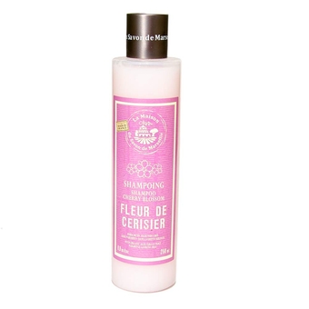de Marseille - Organic Aloe Vera Shampoo and Hair Conditioner - Moisturises and Strengthens Hair - Cherry Blossom Scented - 250ml Bottle