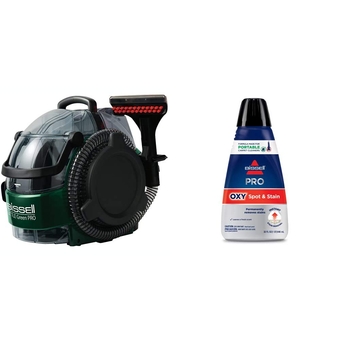 Little Green Pro Commercial Spot Cleaner BGSS1481 &  Professional Spot and Stain + Oxy Portable Machine Formula, 32 oz, 32 Fl Oz