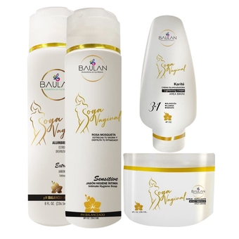 BAULAN-women's Intimate Care Line-Estrecha Tu Vagina/Crema-Jabones intim con Alumbre Rosa Mosqueta-Jabon Intimo con Alumbre Aloe Vera-Scrub Oil Free