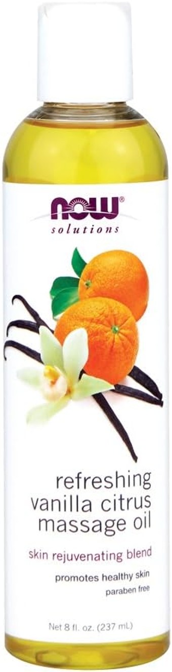 Refreshing Vanilla Citrus Massage Oil 8oz 12 Pack