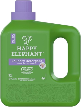 Laundry Detergent - Ultra Concentrated, Liquid Laundry Soap, Eco Friendly, Stain Remover, Gentle, Fresh Linen, High Efficient, 64 loads - White Tea and Fig (64 fl oz - Pack of 1)