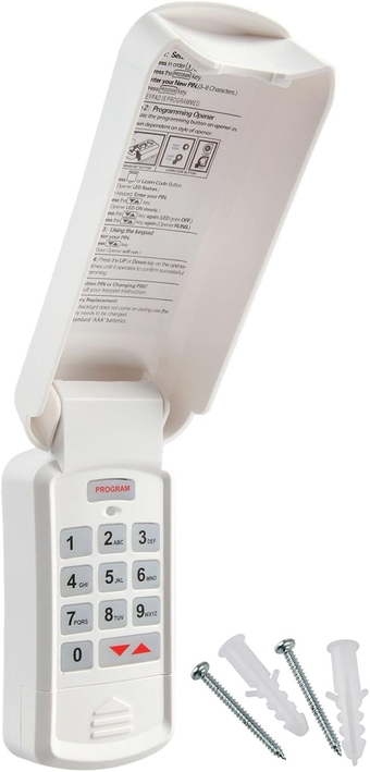Keyless Intellicode Wall Mount Remote Keypad Learn Button Dip Switch for Genie GUK-BX 42149R Chamberlain LiftMaster Sears Craftsman Linear Multicode