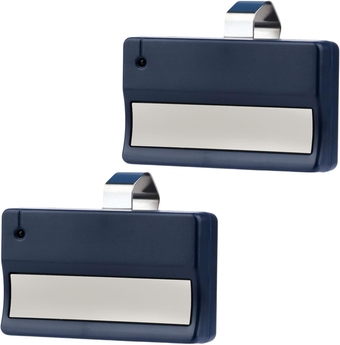 2 GarageStop FCC Registered in The USA Blue Garage Door Opener Car Visor 1-Button Remote Fob Control for LiftMaster Chamberlain Craftsman 971LM