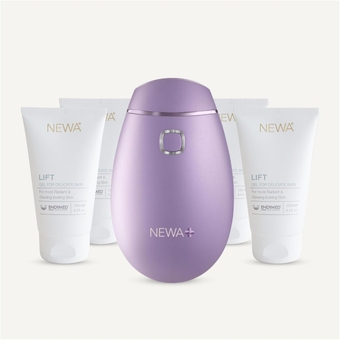 RF Wrinkle Reduction Device (Wireless) - Skincare Tool for Facial Tightening. Boosts Collagen, Reduces Wrinkles. with 6 Months Gel Supply.
