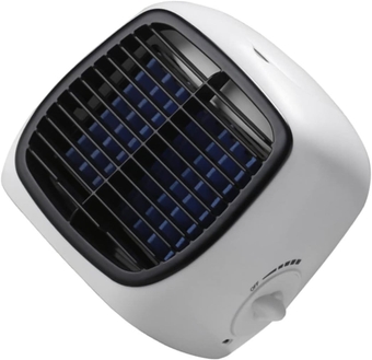 Portable Air Conditioner Small Cooling Fan Cooling Humidifier Table Cooling Fan Portable Ac Air Conditioner Small Humidifier Fan Birthday Present White Desktop Office Plastic