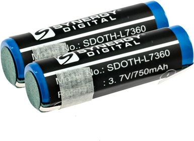 Shaver Batteries, Compatible with Philips 036-11290, 4222-036-06410, 4222-036-11290 Shaver Batteries (Li-Ion, 3.7V, 750 mAh), Set of 2