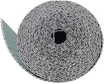 Save Energy Foil Single Bubble Wrap Double Aluminum Foil Insulation Roll,Heat Vapor Barrier Insulation Shield for Walls Windows Garages Attics(Size:1x30m(3x98ft))