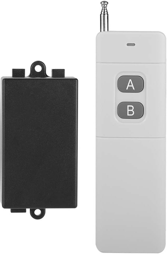 Wireless Controller, Dc 12v 2ch Wireless 3km Remote Remote Control Switch System Transmitter + Receiver for Control Lights, Tv, Motor, Fan, Camera
