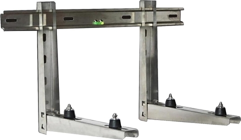 Heavy Duty Wall Mounting Condenser Bracket with Cross-Bars, Stainless Steel Support Applicable to All Kinds Air Conditioner Units Heat Pump Systems