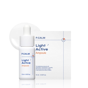 Light Active Ampoule 0.5 fl.oz | Vegan Hyperpigmentation Dark Spot Correction Facial Serum for Sensitive Skin | Korean Skincare