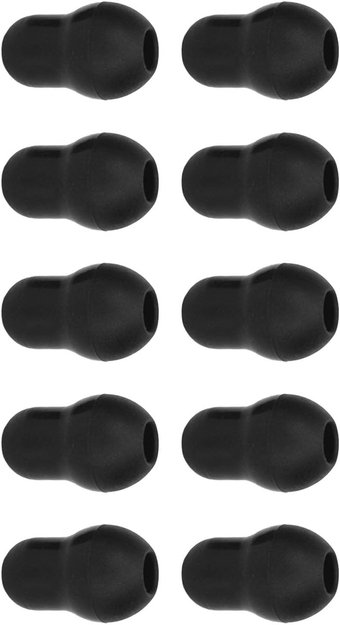 10 Soft Silicone Stethoscope Ear Tips, Perfect Fit Mushroom Shape, Compatible with Littmann, ADC, Prestige, MDF, Riester - Comfortable & Durable Wear