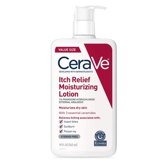 Moisturizing Anti Itch Lotion with Pramoxine Hydrochloride | Relieves Itch with Minor Skin Irritations, Sunburn Relief, Bug Bites | 19 Ounce