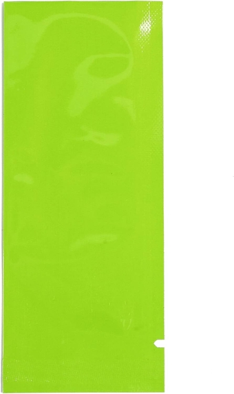 Glossy Foil Packaging Bags, Heat Seal Stick Pouches, Smell Proof Storage Bags, Waterproof Packets for Drink Mixes, Coffee, and Beverage Powders (Green, 1.5" x 4")