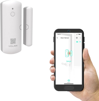 LoRa Smart Door & Window Sensor: Up to 1/4 Mile Open-Air Range, Door Left-Open Reminders, up to 5 Year Battery Life, Alexa, IFTTT, Home Assistant