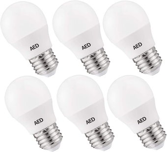A15 LED Bulb, Refrigerator Light Bulb Appliance Light Bulb E26 Bulb 30W Equivalent 120V Fridge Waterproof Bulbs 3W Daylight Warm White 2700K Freezer Ceiling Home Lighting Lamp (6 Pack)