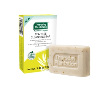 Tea Tree Cleansing Bar for Acne-prone Skin on Face and Body 3.35 oz