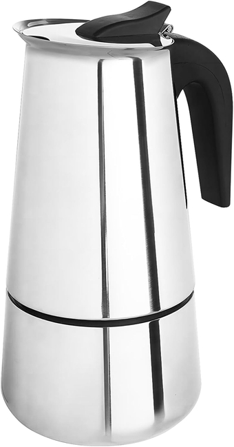 Stainless Steel Moka Pot, 9 Cups Stovetop Espresso Maker, Mocha Pots For Classic Coffee, Stove Top Coffee Pot Espresso Maker,15oz/450ml