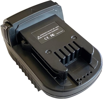Battery Adapter for Makita 18V Lithium Battery BL1830B BL1850B BL1860B Convert to Milwaukee 18V M18 Lithium Battery, Converter Use for Milwaukee 18-Volt M18 Lithium Ion Cordless Tool