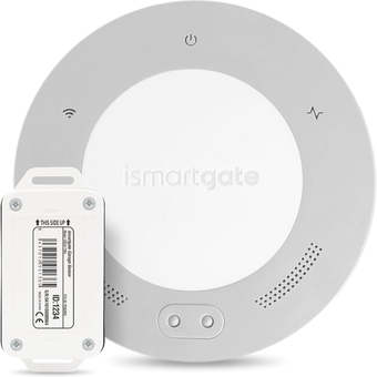 ismartgate LITE Smart Garage Door Opener Remote, APP Control, Compatible with Apple Homekit,  Alexa, Google Assistant, IFTTT, Compatible with All Garage doors. Wireless sensor included.