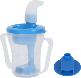 Dysphagia Regulating Drinking Cup for Swallowing and Disorders People,Dispenses 5cc or 10cc of Liquid Each Time,No Thickener is Used.Helps to Prevent Choking