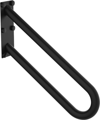 20 inch Stainless Steel Handrail for 1-3 Steps- 1.25" Tube,  U Shaped Oil Rubbed Black Safety Grab Bar for Stairs, Wall Mounted Hand Railing for Outdoor Garage Entry Interior Exterior Stairway