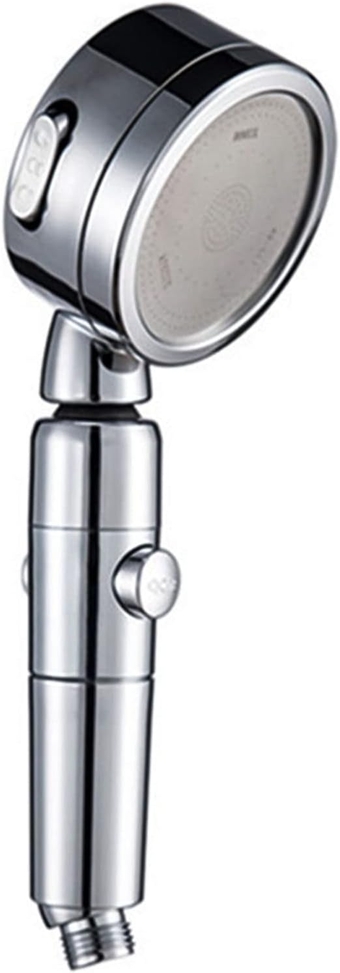 Shower Head Low Water Pressure Boosting Handheld Shower Head High Pressure Water Saving 3 Powerful Spray Settings for Bathroom