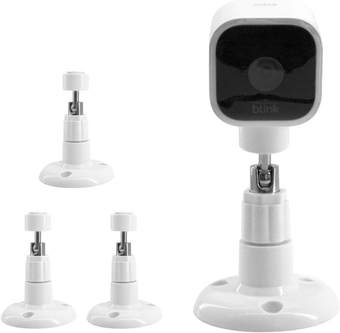 Blink Mini Camera Wall Mount,  360 Degree Swivel Ceiling Mount for Both Blink Camera, Blink Mini, Blink XT2 and Blink Indoor Camera Mount Bracket (3 Pack, White)