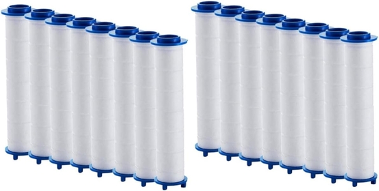 16 Pcs Shower Head Filter Shower Water Filter Replaceable Shower Filter Showerhead Filter Professional Sprinkler Filter Home Water Filter Shower Accessory Pp Cotton Toiletries