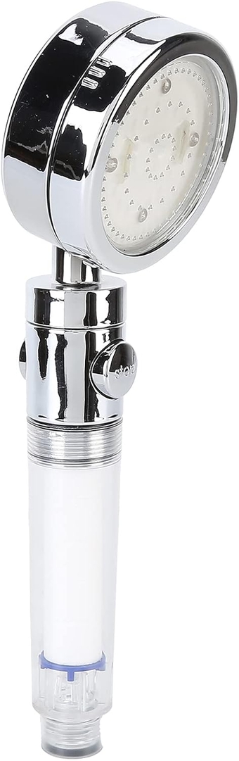 Handheld Shower Head High Pressure Shower Sprayer with Filter Filtration LED Lights Temperature Control Bathroom Fixture for Home Kids Adults Pets(7 Colors)