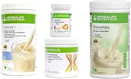 Formula1 Kulfi+Protein Powder 200G+Afresh Cinnamon+ShakeMate Shakemate Shake Mate Afresh Energy Drink Protein Powder Pack of 4