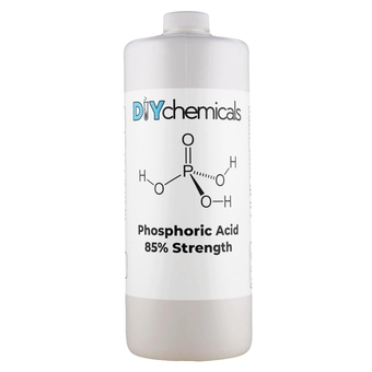 DIYChemicals Phosphoric Acid 85% – Rust Remover, Wood Stain Remover, pH Control, High Purity Orthophosphoric Acid for Metal, Fertilizers - Made in USA - 1 Quart (32 fl oz)