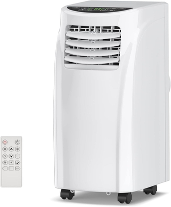 Portable Air Conditioners, 8000 BTU Air Conditioner Unit Spaces up to 230 Sq.Ft with Remote Control Dehumidifier Function Window Wall Mount, 4 Caster Wheel, Sleep Mode and 2 Fan Speed