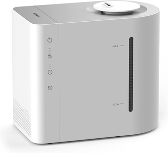 Cool Mist Humidifiers for Bedroom (4.3L),  Quiet Top Fill Ultrasonic Humidifiers for Babies Nursery, Office, Indoor Plants -Lasts Up To 40 Hours, Filterless, 360° Rotation Nozzle, Auto Shut-Off