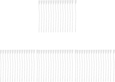 200 pcs Replacement Enema Medical Grade Colon Tips Silicone Enema Replacement Tips Enema Hose Replacement Tips Silicone Colon