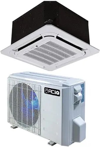 12,000 BTU 25 SEER ACiQ Platinum Single Zone Ceiling Cassette Mini Split System