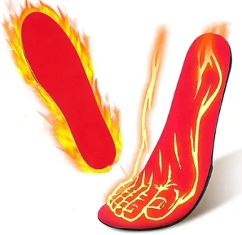 Electric Heated Insoles USB Electric Power Thermal Soles for Men and Women Foot Warmers Winter Hunting Boots Shoes Sneaker Ice Fishing Hiking Camping