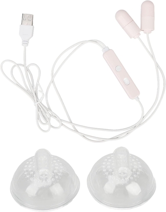 Postpartum Massager for Women, Portable Silicone USB Charging 7 Strength Gears Breastfeeding Massager with 2 Massage Heads for Pressure Fatigue