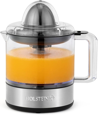 27-oz Electric Citrus Juicer, Black/Stainless Steel - Ideal for Freshly Squeezed Orange, Lemon, Grapefruit Juices for Breakfast or Drinks