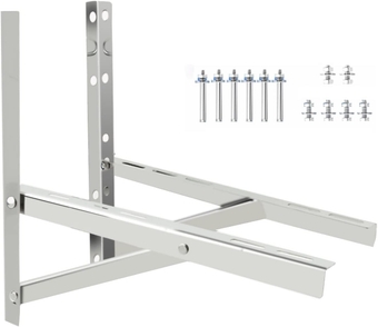 Wall-Mounted Air Conditioner Mounting Bracket, Detachable Stainless Steel Triangular Floating Bracket, Split Type Air Conditioning Condensing Heat Pump System/3P